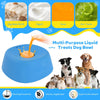 Pet Slow Feeder Non-Slip Spherical Dog Licking Bowl Anti-Choking Dog Bowl Lick Toy For Liquid Treats Bone Broth Yogurt